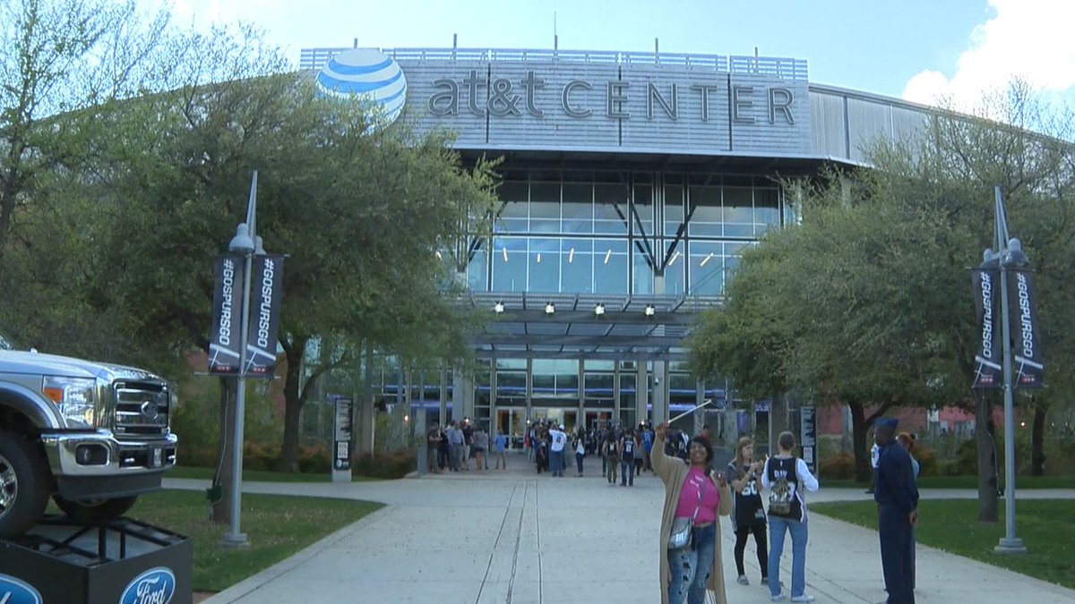 The AT&T Center, Home of the San Antonio Spurs