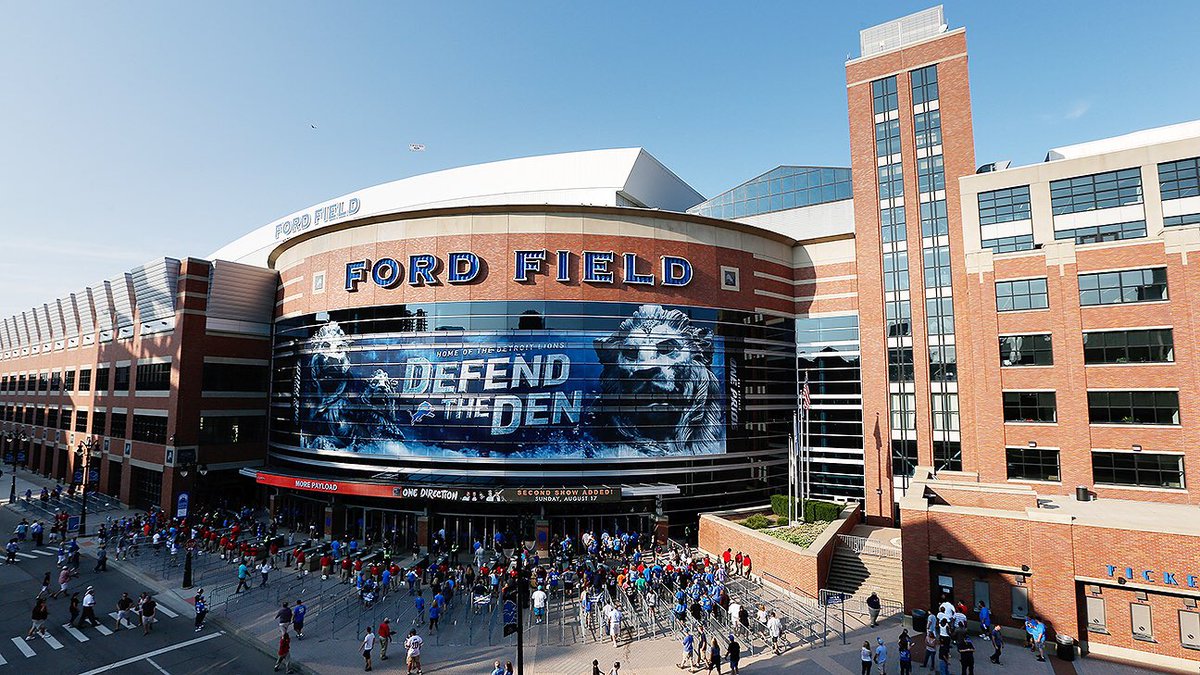Ford Field, Home of the Detroit Lions