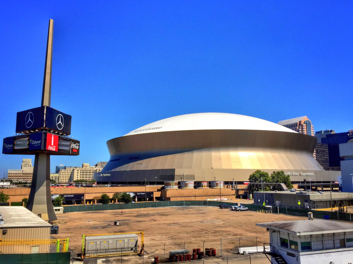 The Mercedes-Benz Superdome, Home of the New Orleans Saints