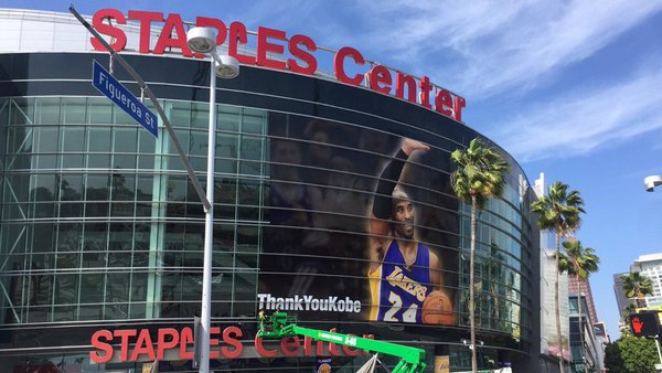 The Staples Center, Home of the Los Angeles Lakers and Clippers