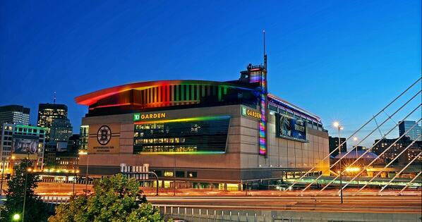 The TD Banknorth Garden, Home of the Boston Bruins