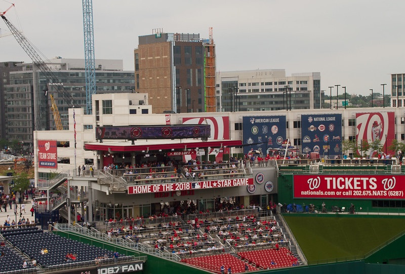 Photo of the Budweiser Brew House at Nationals Park. Home of the Washington Nationals.