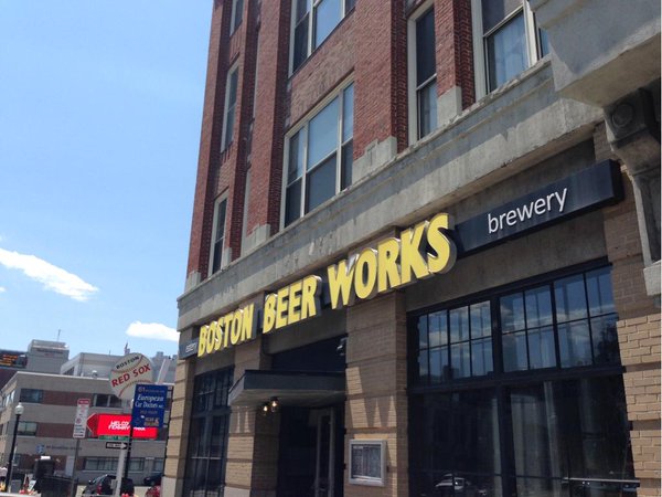 Photo of Boston Beer Works on Canal Street in Boston, Massachusetts.