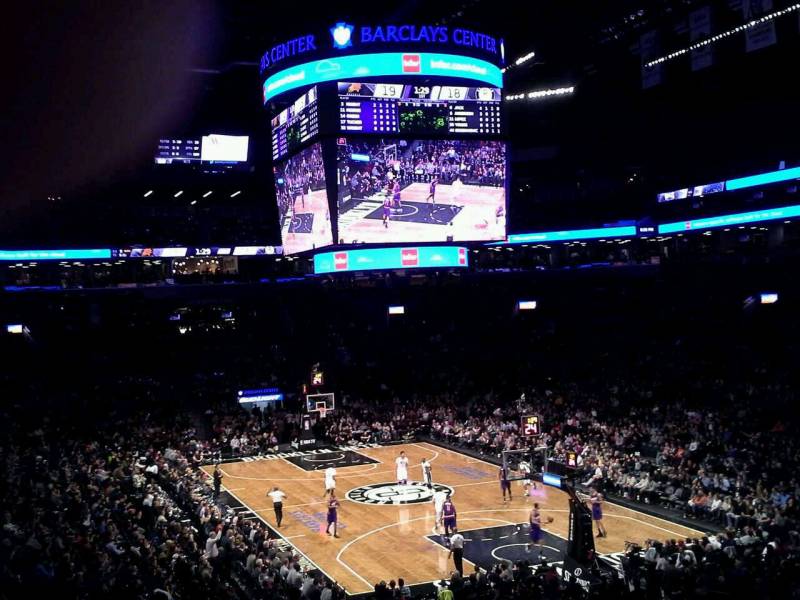 Seat view from Section 102 at the Barclays Center, home of the Brooklyn Nets