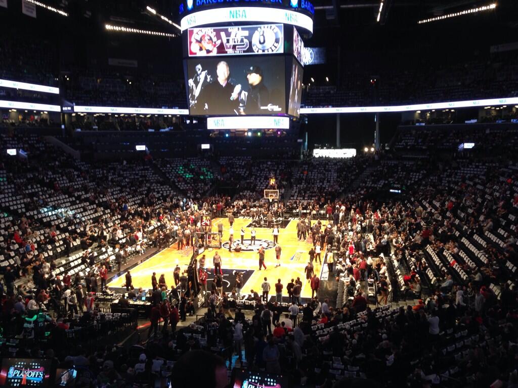 View from Section 115 at Barclays Center