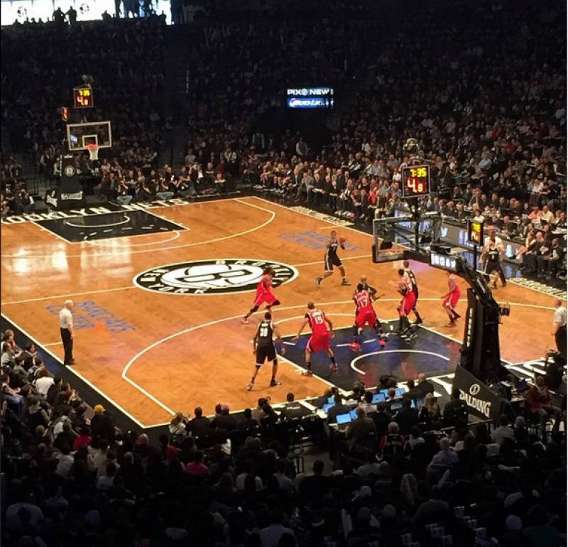 Seat view from Section 118 at the Barclays Center, home of the Brooklyn Nets