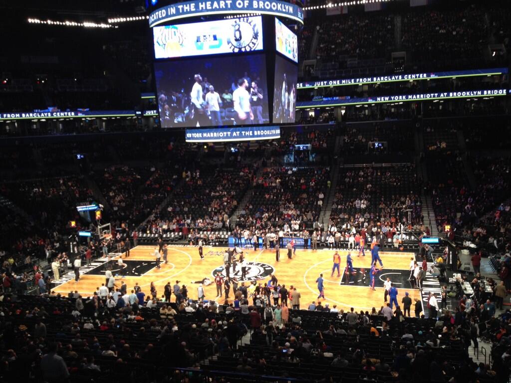Seat view from Section 123 at the Barclays Center, home of the Brooklyn Nets