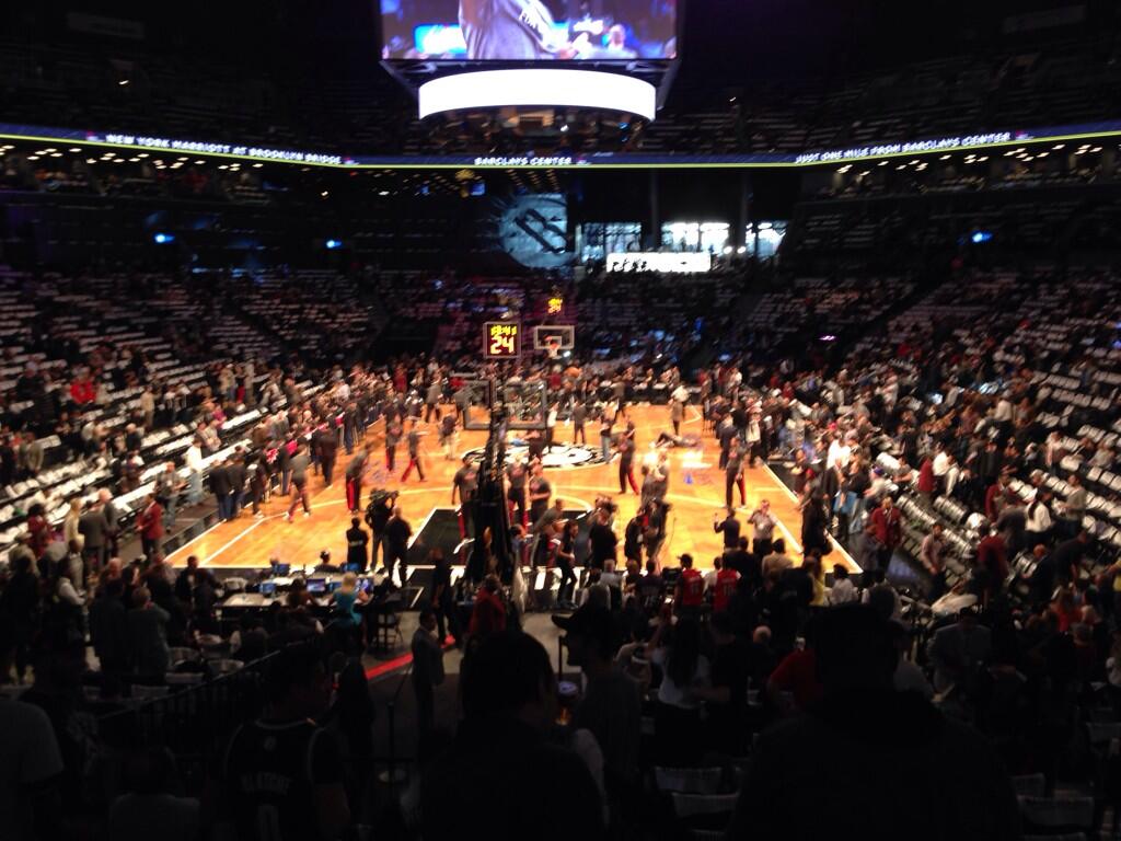 Seat view from Section 16 at the Barclays Center, home of the Brooklyn Nets