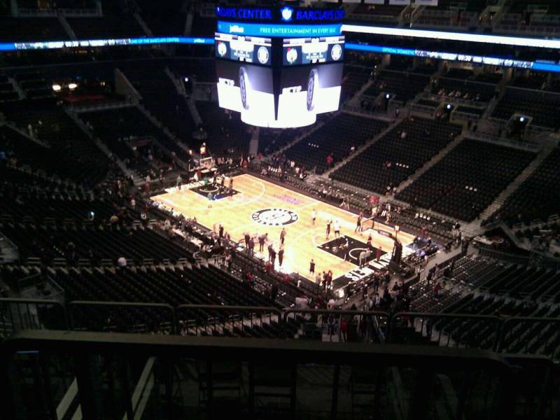 Seat view from Section 204 at the Barclays Center, home of the Brooklyn Nets