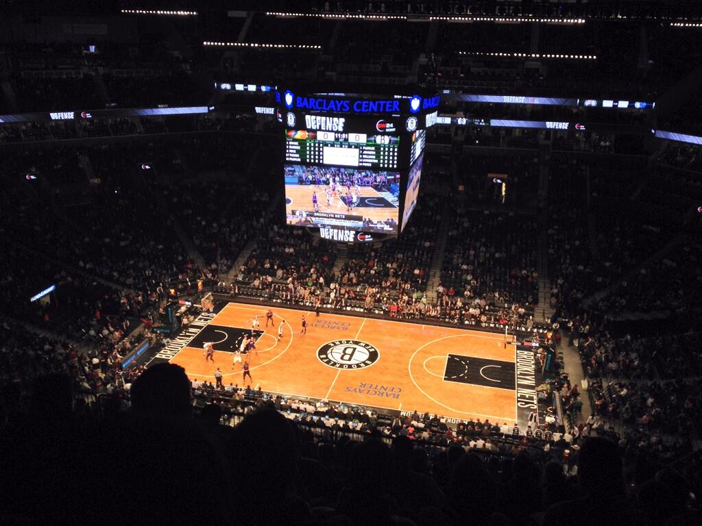 Seat view from Section 207 at the Barclays Center, home of the Brooklyn Nets