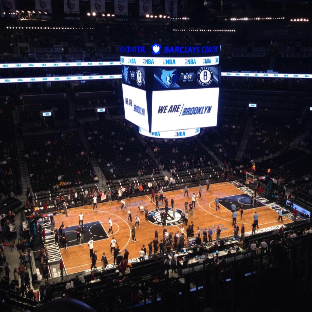 Seat view from Section 210 at the Barclays Center, home of the Brooklyn Nets