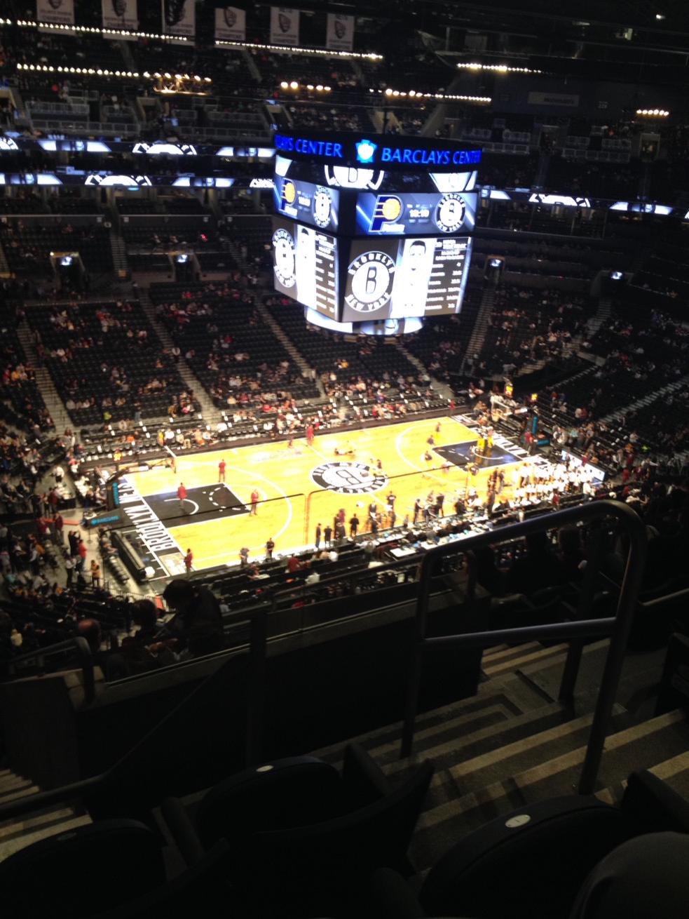Seat view from Section 211 at the Barclays Center, home of the Brooklyn Nets