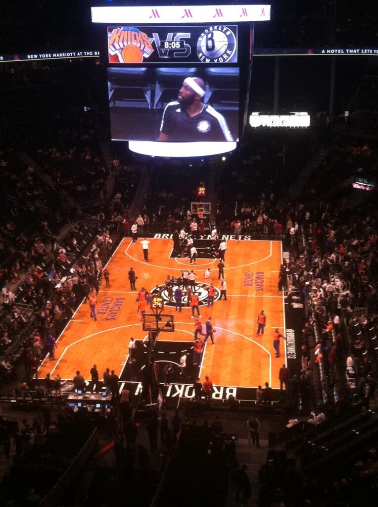 Seat view from Section 215 at the Barclays Center, home of the Brooklyn Nets