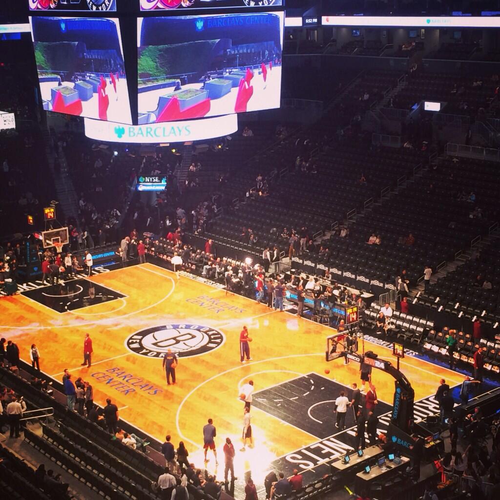 Seat view from Section 219 at the Barclays Center, home of the Brooklyn Nets