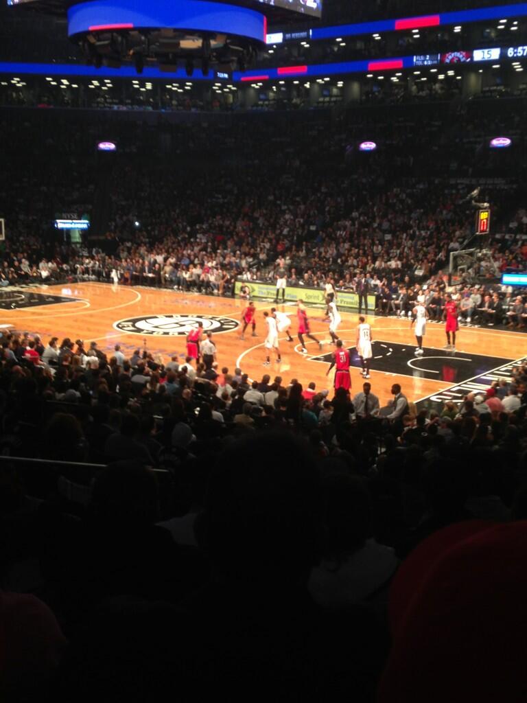 Seat view from Section 20 at the Barclays Center, home of the Brooklyn Nets