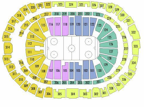 PNC Arena Seating Chart, Carolina Hurricanes