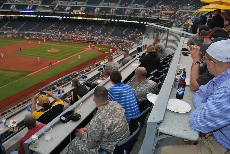 Photo taken from Club Cambria at PNC Park during a Pittsburgh Pirates home game.