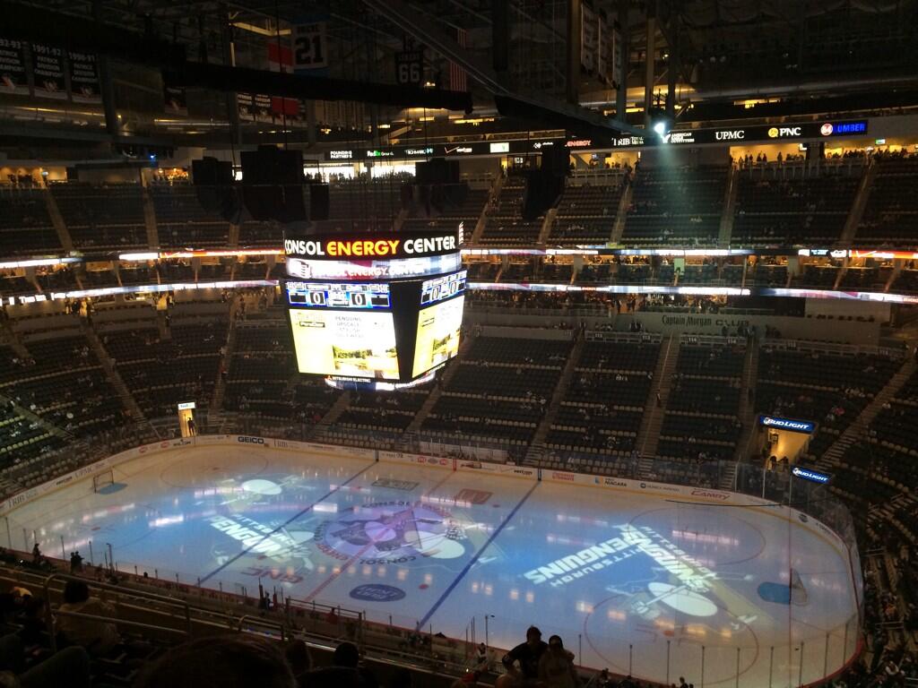 Seat view from section 234 at PPG Paints Arena, home of the Pittsburgh Penguins