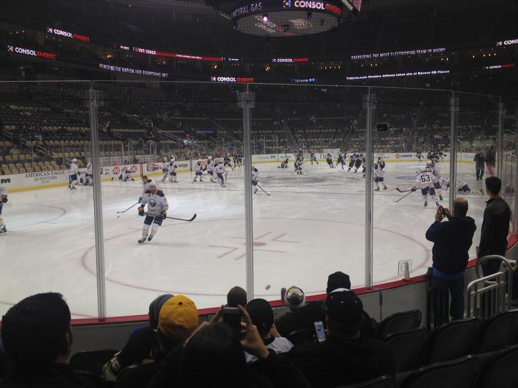 Seat view from section 105 at PPG Paints Arena, home of the Pittsburgh Penguins