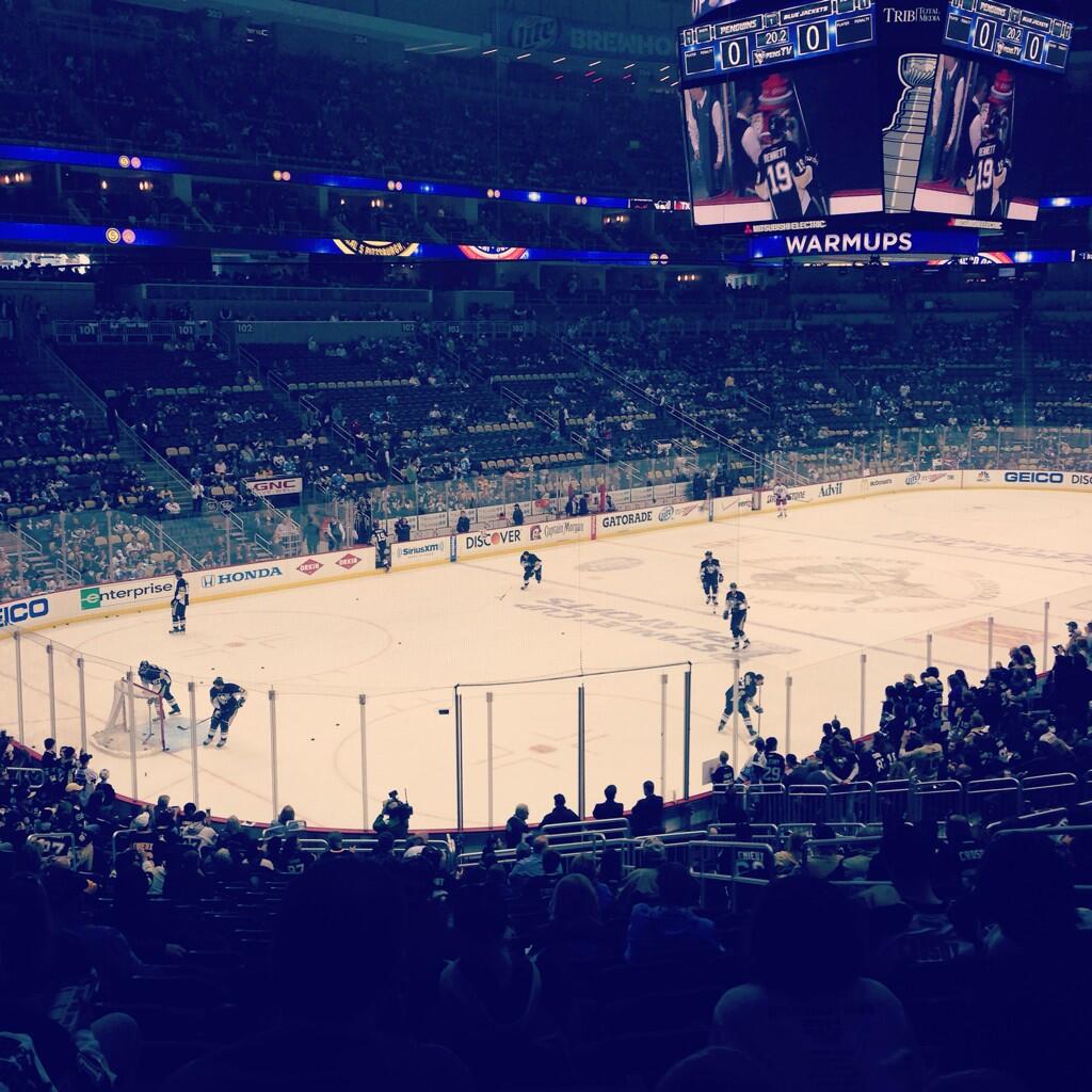 Seat view from section 116 at PPG Paints Arena, home of the Pittsburgh Penguins