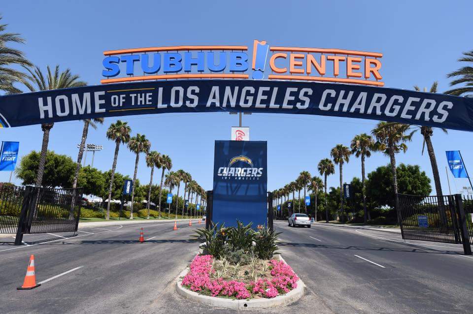 Stubhub Center Main Entrance in Carson, California