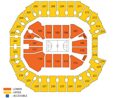 Spectrum Center Seating Chart, Charlotte Hornets