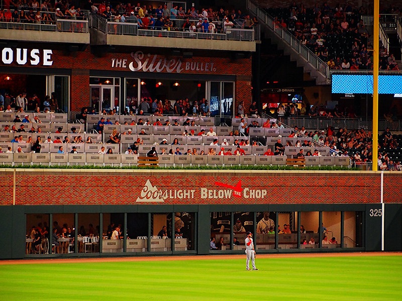 Photo of the Coors Light Below The Chop area at Truist Park. Home of the Atlanta Braves.