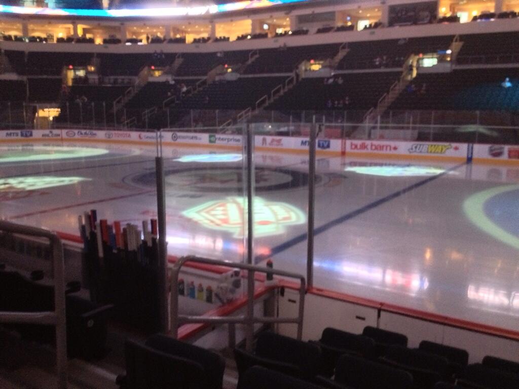 Seat view from section 117 at Bell MTS Place, home of the Winnipeg Jets