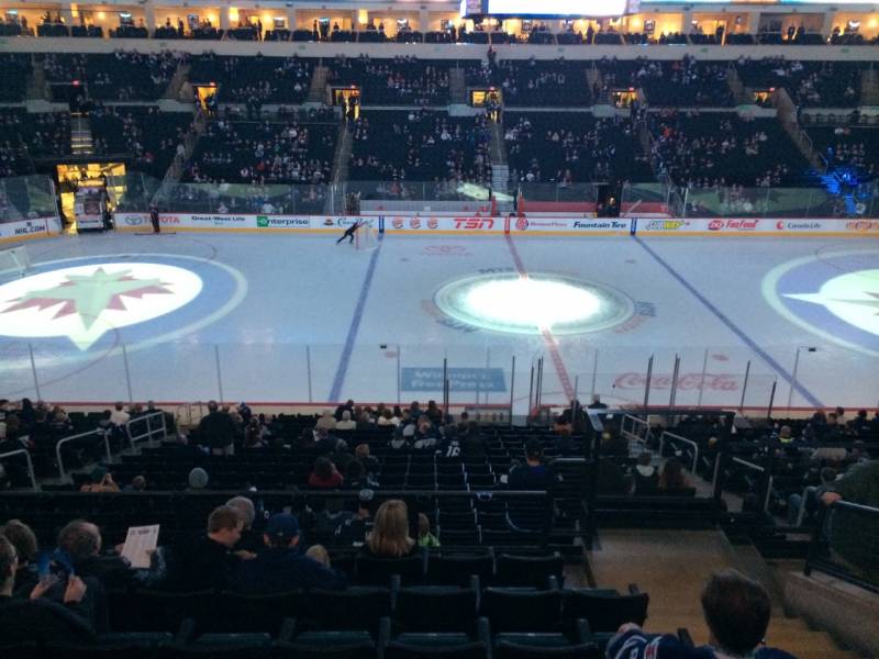 Seat view from section 206 at Bell MTS Place, home of the Winnipeg Jets