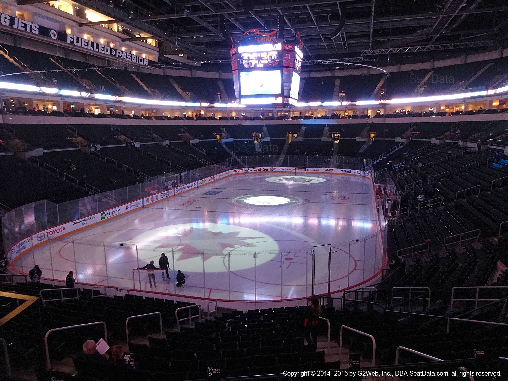 Seat view from section 224 at Bell MTS Place, home of the Winnipeg Jets