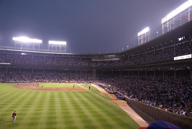 Photo taken from the Hornitos Hacienda area at Wrigley Field. Home of the Chicago Cubs.