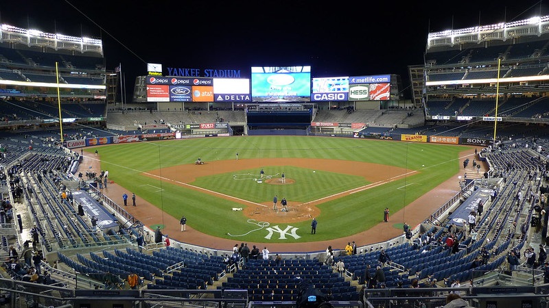 Photo taken from the Delta Sky360 Suite seating area at Yankee Stadium. Home of the New York Yankees.