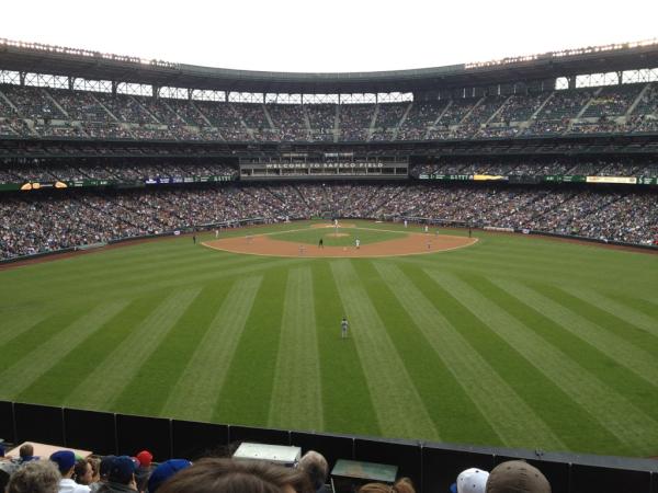 View from the bleacher seats at T-Mobile Park. Home of the Seattle Mariners.