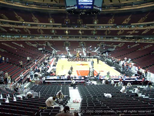 Seat view from section 118 at the United Center, home of the Chicago Bulls