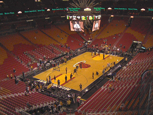 American Airlines Arena Seating Chart Miami Heat