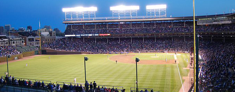 View of Wrigley Field from the Beyond The Ivy Rooftop - 1038 Waveland.