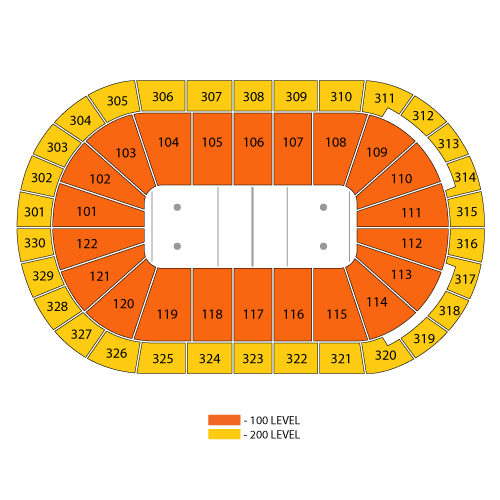 Rogers Arena Seating Chart, Vancouver Canucks.