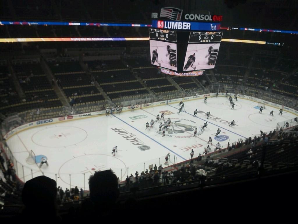 Seat view from section 206 at PPG Paints Arena, home of the Pittsburgh Penguins