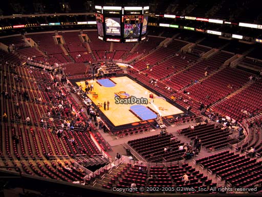 Seat view from section 205A at the Wells Fargo Center, home of the Philadelphia 76ers
