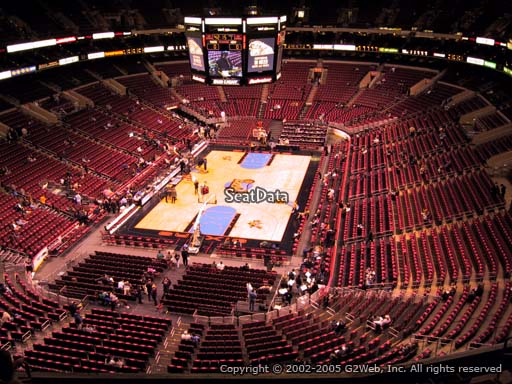 Seat view from section 208 at the Wells Fargo Center, home of the Philadelphia 76ers