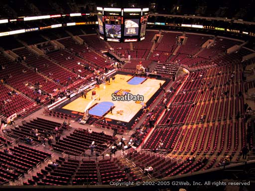 Seat view from section 209 at the Wells Fargo Center, home of the Philadelphia 76ers