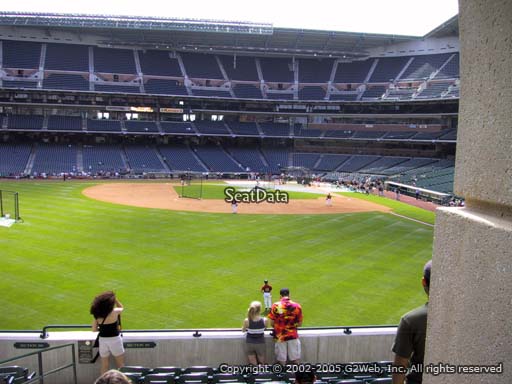 Seat view from section 101 at Minute Maid Park, home of the Houston Astros