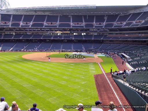Seat view from section 103 at Minute Maid Park, home of the Houston Astros