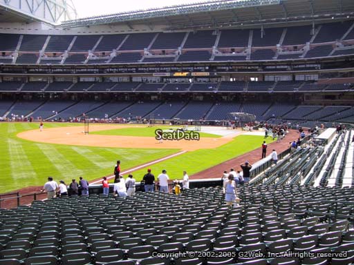 Seat view from section 106 at Minute Maid Park, home of the Houston Astros