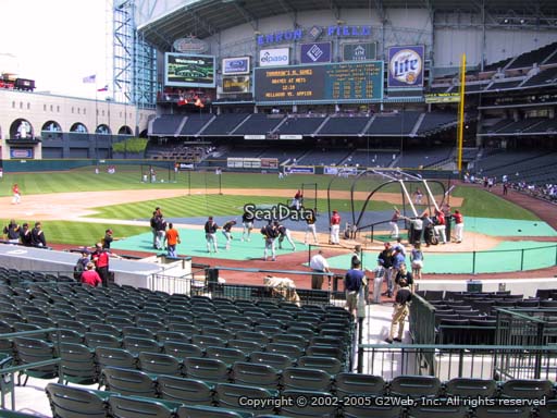 Seat view from section 116 at Minute Maid Park, home of the Houston Astros