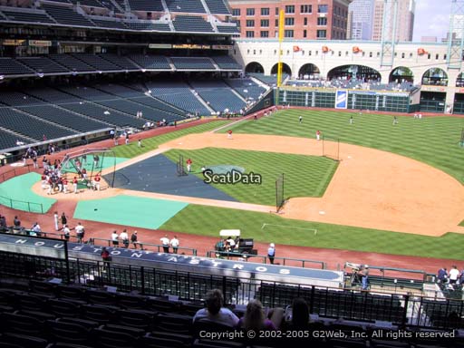 Seat view from section 226 at Minute Maid Park, home of the Houston Astros