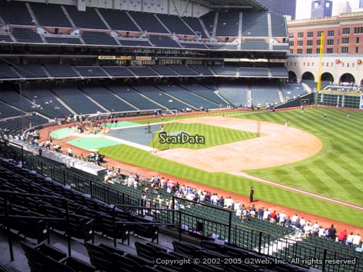 Seat view from section 230 at Minute Maid Park, home of the Houston Astros