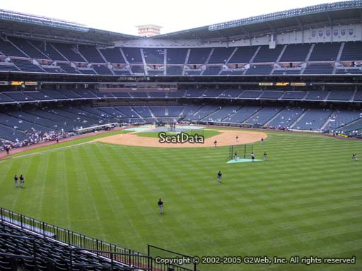 Seat view from section 256 at Minute Maid Park, home of the Houston Astros