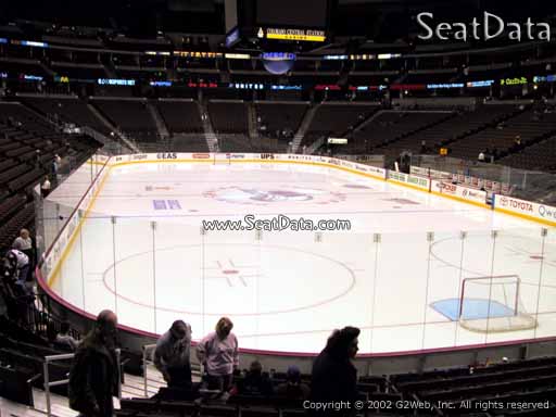 Seat view from section 116 at the Pepsi Center, home of the Colorado Avalanche
