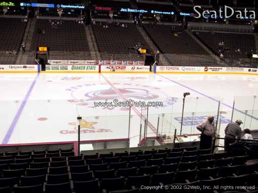 Seat view from section 126 at the Pepsi Center, home of the Colorado Avalanche